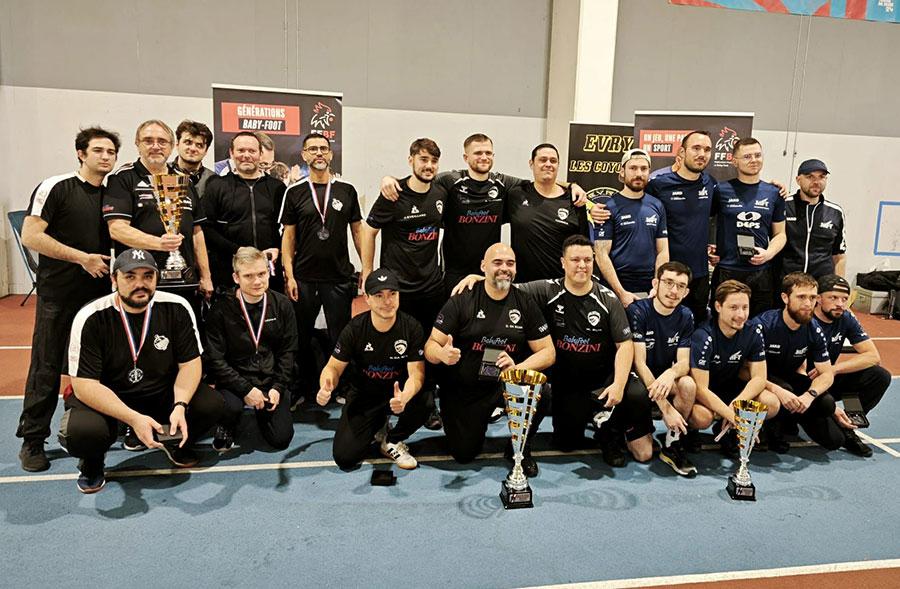 Podium de la coupe de France des clubs du Nord 2025